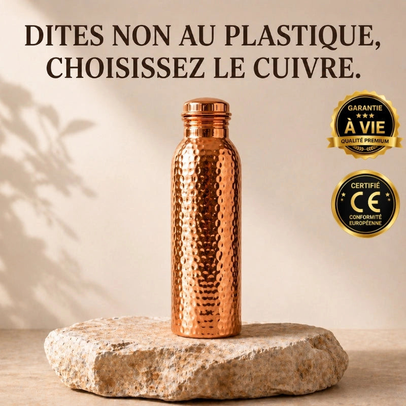 Gourde en Cuivre – Maelune™ | L’Eau Purifiée Naturellement, Sans Plastique
