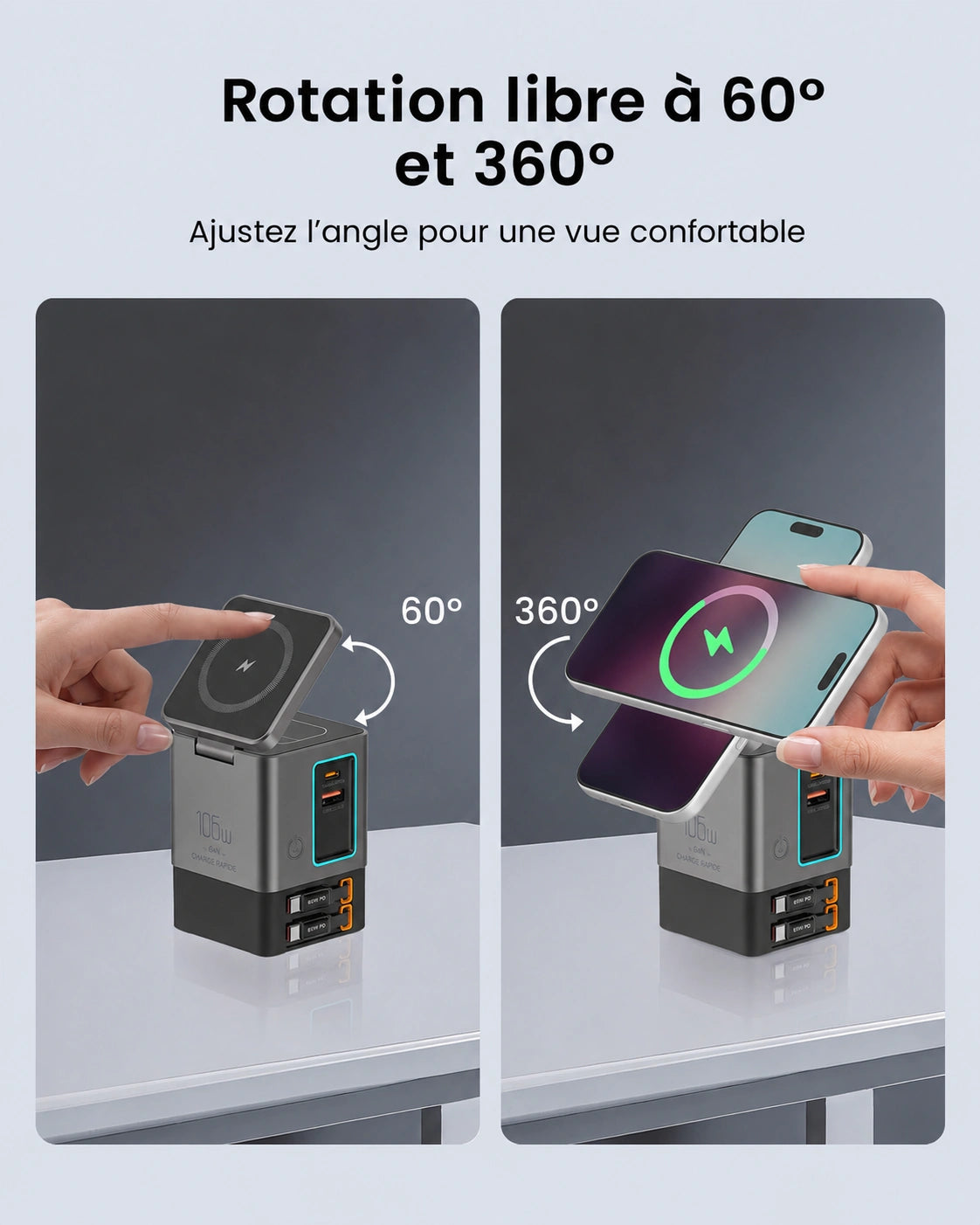 Station de Charge Rapide 105W — MAELUNE Nexus
