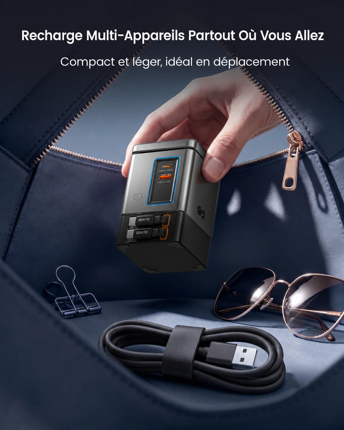 Station de Charge Rapide 105W — MAELUNE Nexus