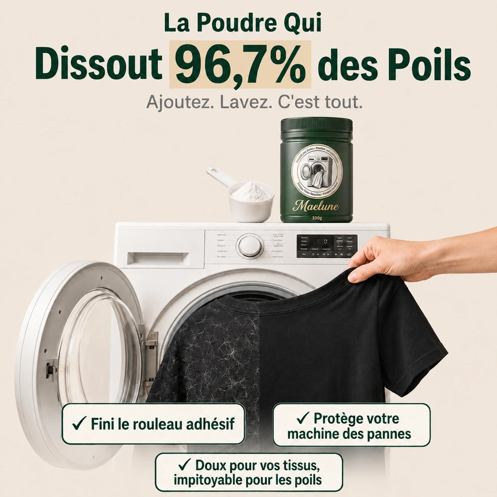 La Poudre Qui Dissout 96.7% des Poils