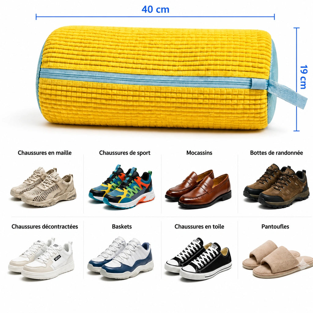Chat Maelune pour arrêter de massacrer vos chaussures en machine, protection durable pour le nettoyage.